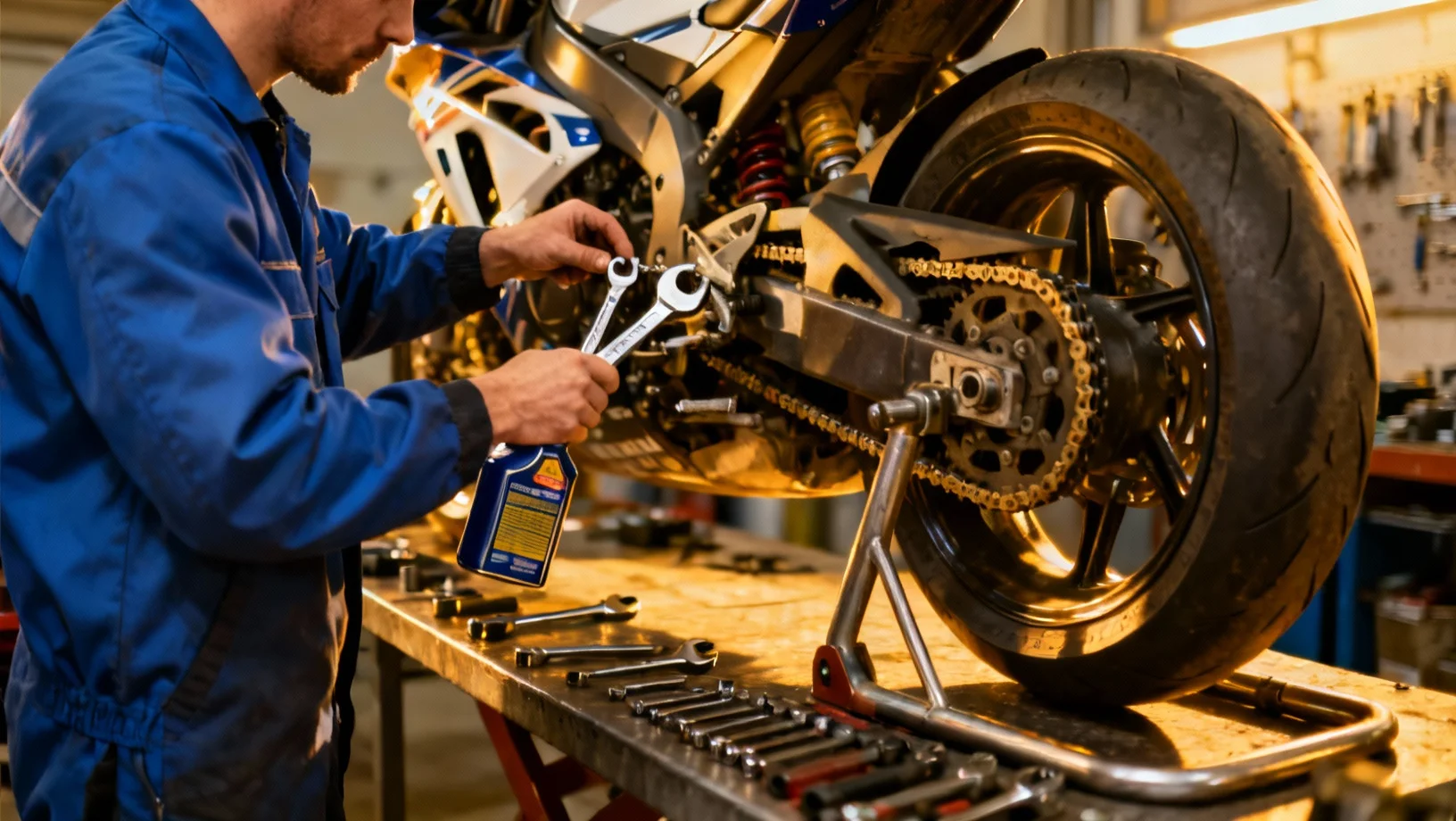 Entretien moto à faire soi-même : 8 opérations accessibles