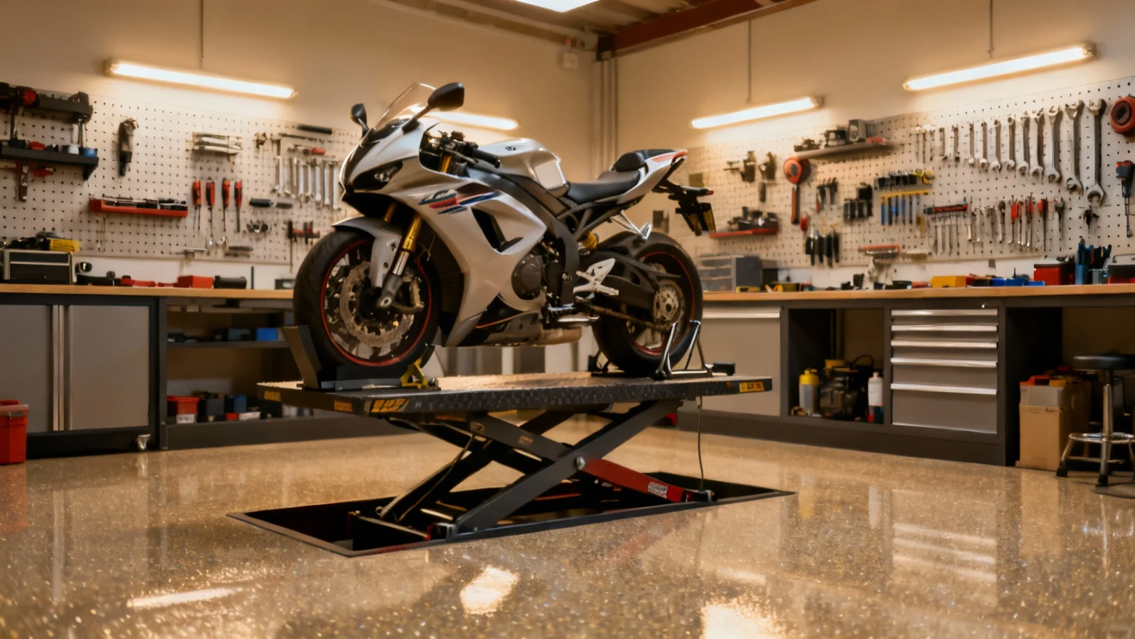 Aménager son garage moto : travaux et équipements indispensables